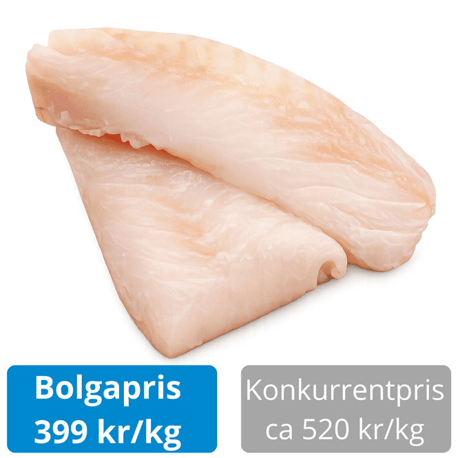 Hovedbilde Lettsaltet Torskeloins 2,5 kg – premium