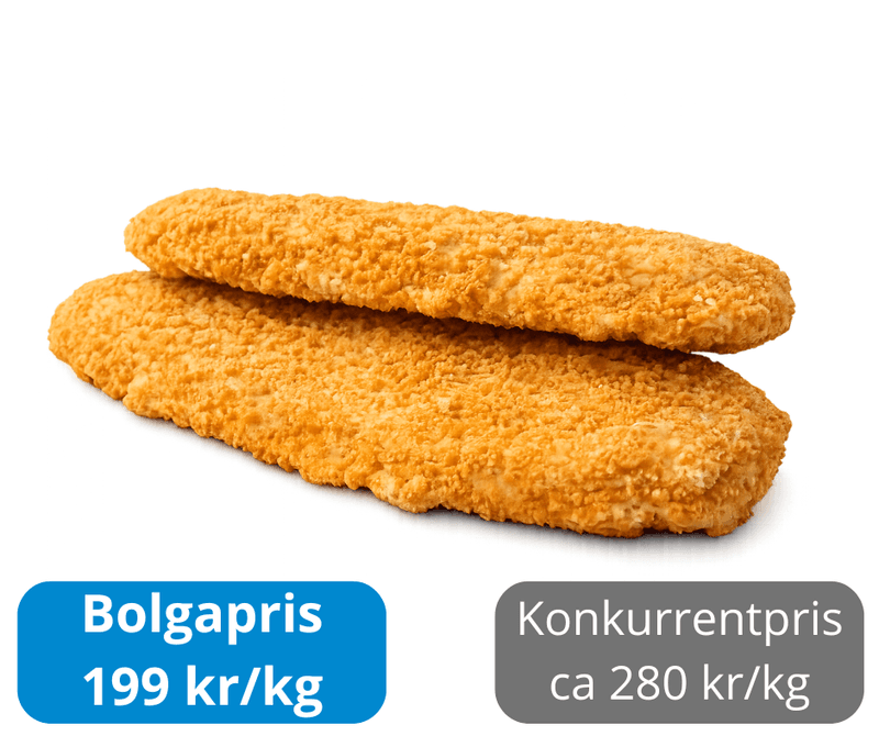 Panert Hysefilet 2,5kg