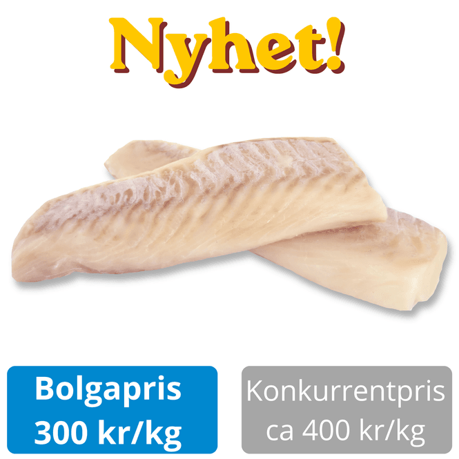 Hovedbilde Hysefilet 2,5kg - benfrie porsjonsstykker