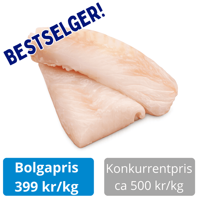 Hovedbilde Torskeloins 2,5 kg – premium ryggstykker